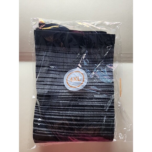 4XL Plus Size Compression Socks – Knee High Circulation Relief Support – Multico - Picture 1 of 3